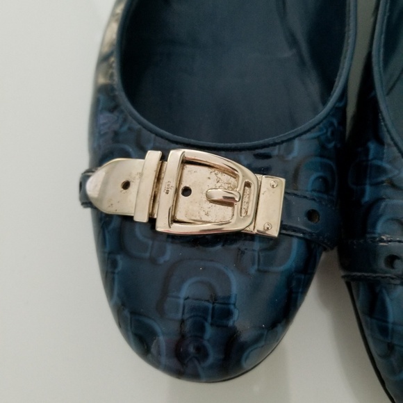 Gucci Horsebit Blue Ballet Flats - Picture 4 of 7